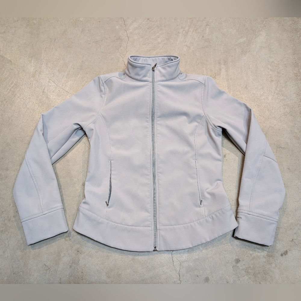 Patagonia Demitasse Jacket Women's S Gray Floral Undertone Flaws